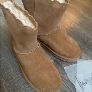 UGG Kids Brown Suede Boots
